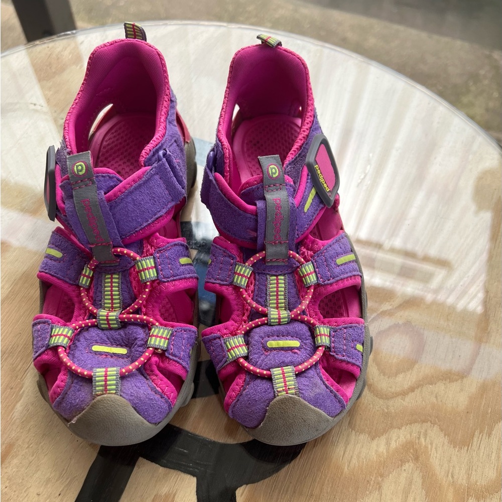 Pediped Girl's Water Shoe Purple/Pink Size 12.5- 13 (30 Euro) 💖✨💜🌺